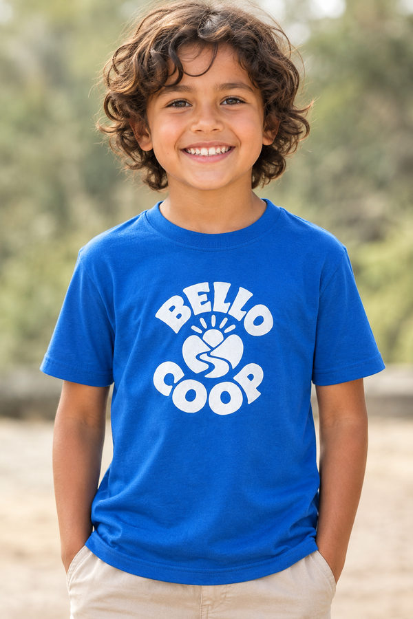 Bello Co-op Kids Tee Bright Royal Blue