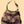 Bilum Natural Bark Weave - Maroon, Natural & Deep Sea Green Small